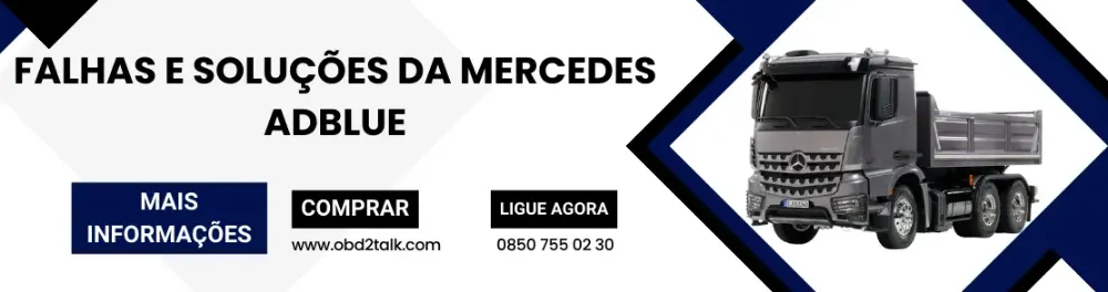 Falhas e soluções da Mercedes Adblue